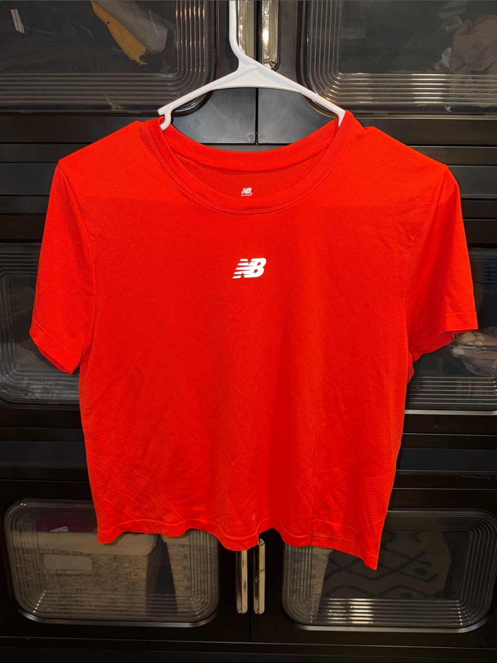 New Balance Bright Orange crop top